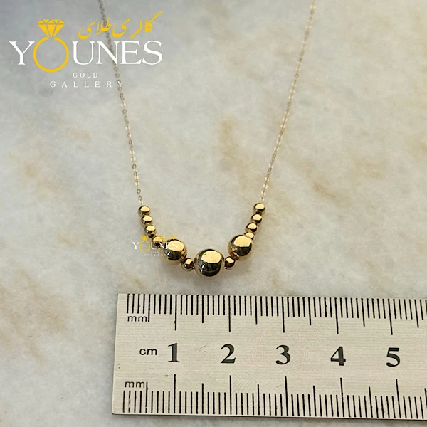 گردنبند تمام طلا گوی